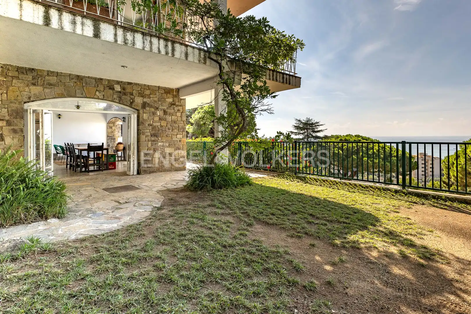 Terrassa de Apartament de lloguer en Caldes d'Estrac amb Calefacció, Jardí privat i Terrassa