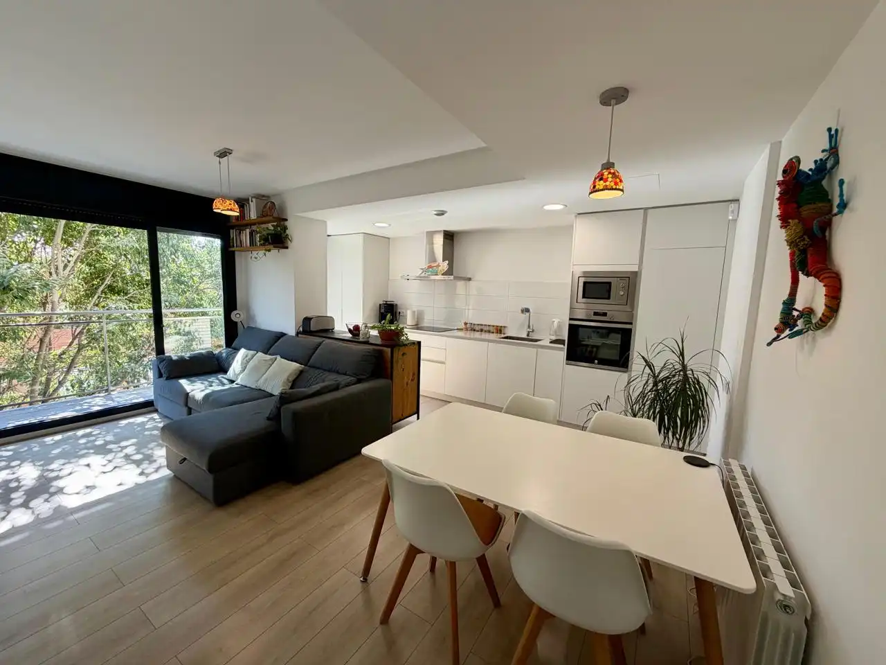 Sala de estar de Piso en venta en Montcada i Reixac con Aire acondicionado, Calefacción y Parquet