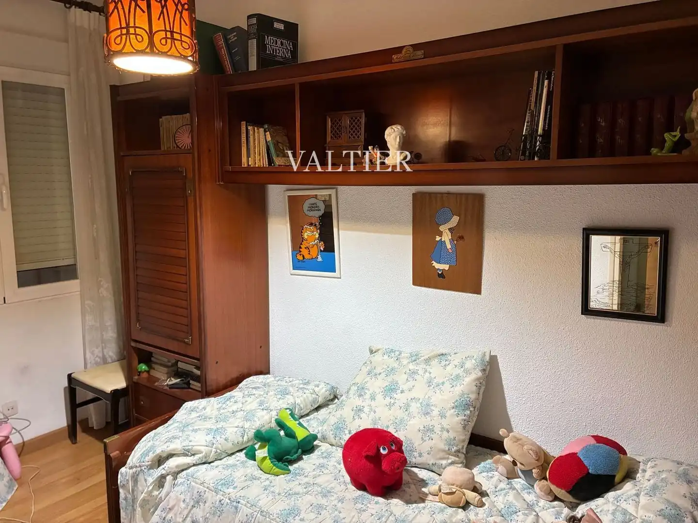 Schlafzimmer von Wohnung zur Miete in Madrid mit Terrasse, Abstellraum und Möbliert