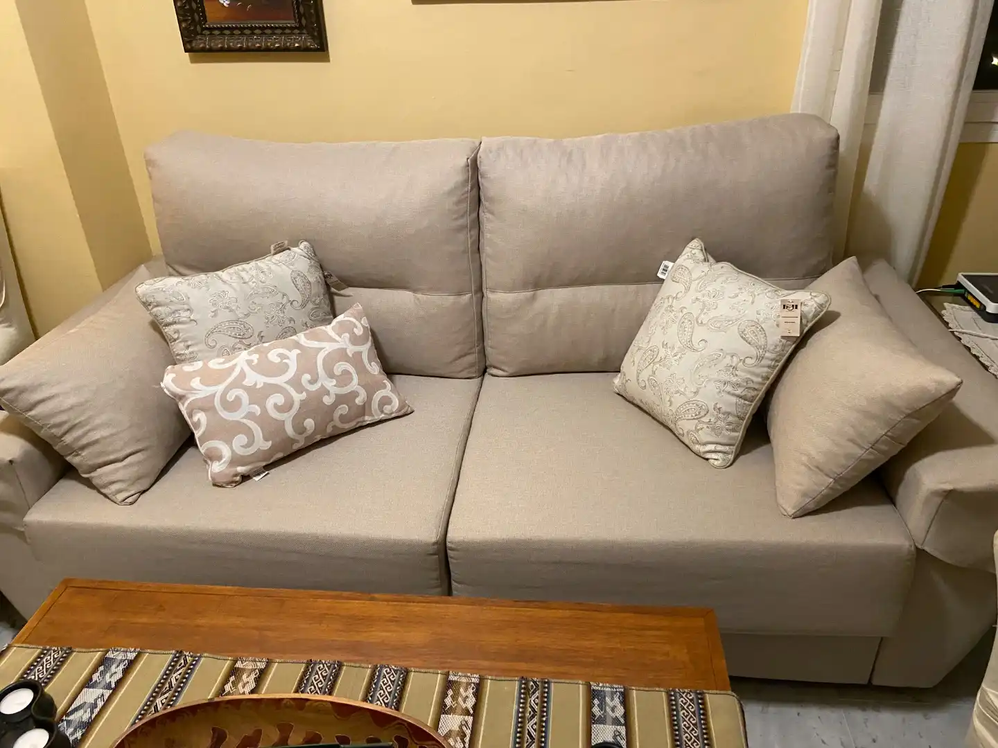 Wohnzimmer von Dachboden zur Miete in Marbella mit Klimaanlage und Terrasse