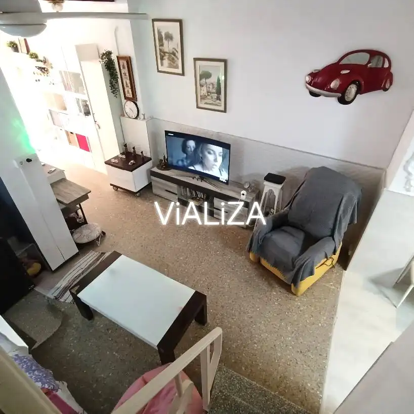 Sala de estar de Casa o chalet en venta en Alzira con Aire acondicionado, Terraza y Balcón