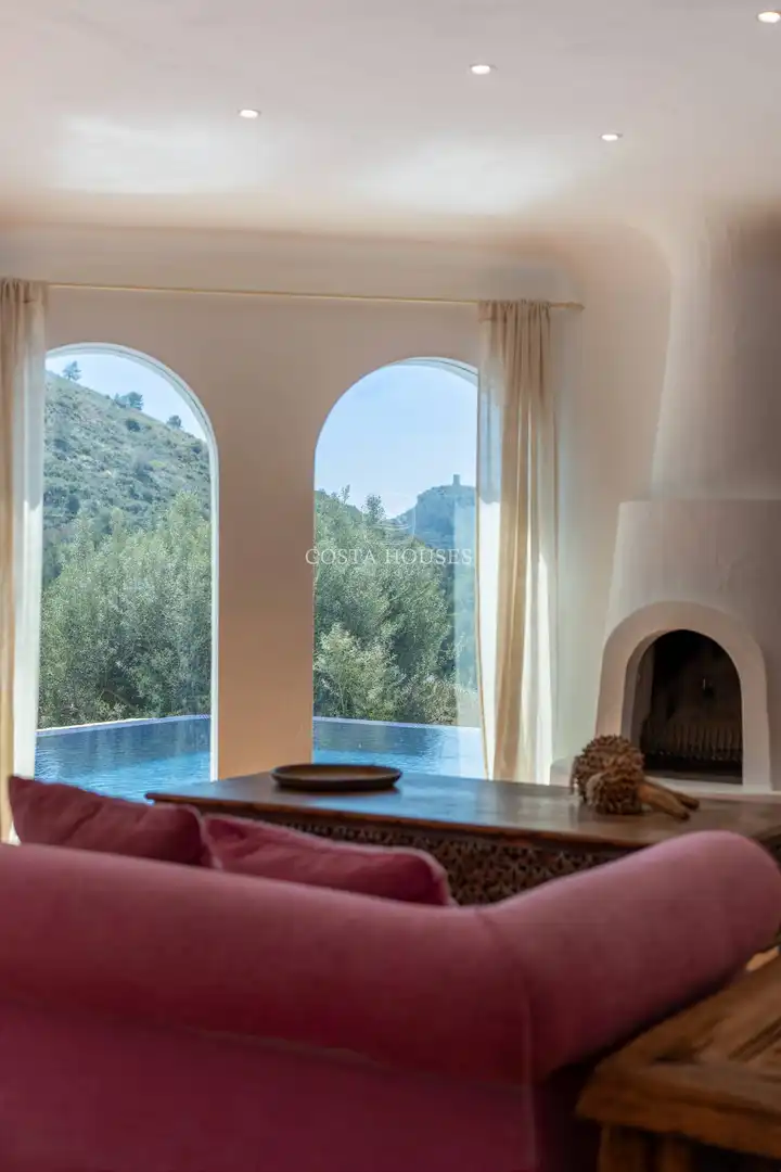 Dormitori de Casa o xalet en venda en Moraira amb Aire condicionat, Calefacció i Jardí privat