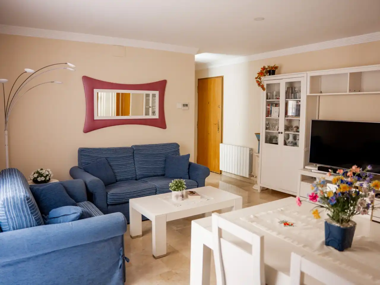 Living room of Flat for sale in Maracena  with Air Conditioner, Terrace and Balcony
