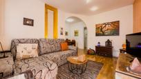 Living room of Flat for sale in  Barcelona Capital  with Heating, Parquet flooring and Terrace