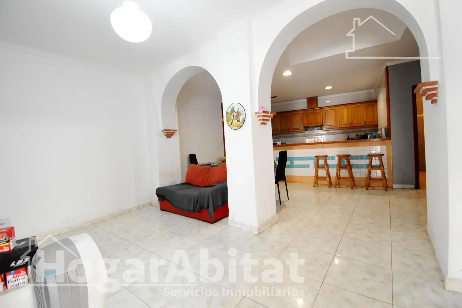 Wohnzimmer von Haus oder Chalet zum Verkauf in Oliva mit Terrasse