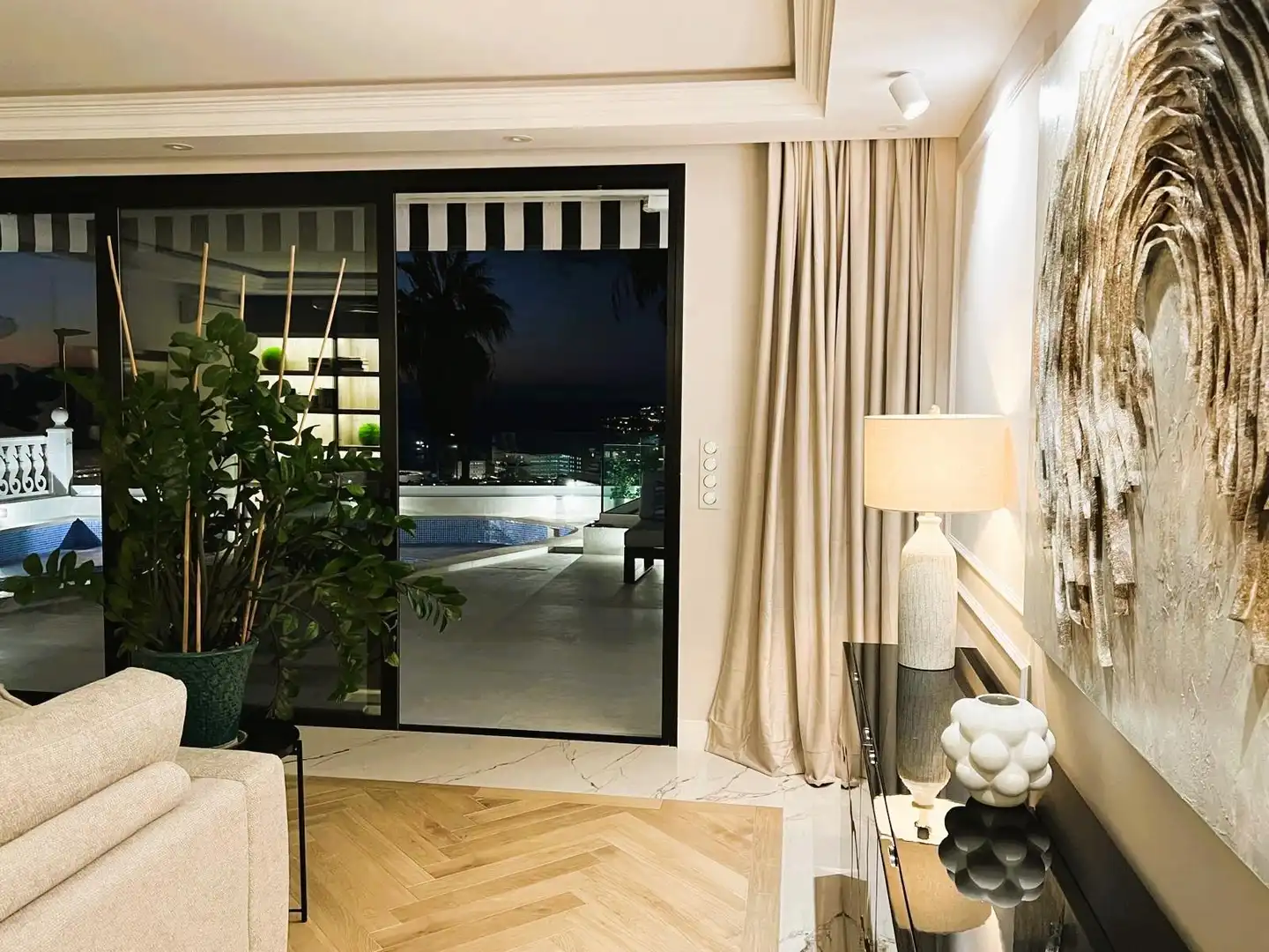 Living room of Houses for sale in Adeje  with Air Conditioner, Private garden and Terrace