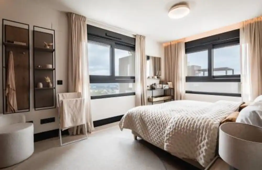 Bedroom of Attic for rent in Marbella  with Air Conditioner, Terrace and Swimming Pool