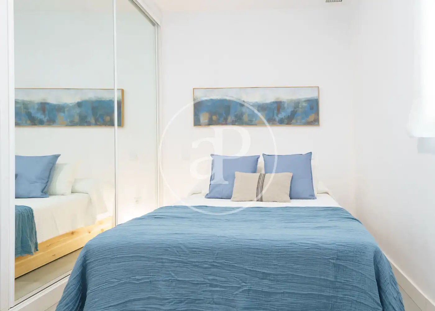 Bedroom of Flat for rent in Madrid  with Air Conditioner, Heating and Furnished