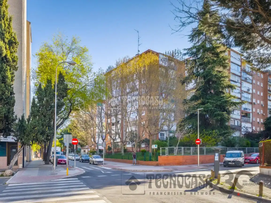 Exterior view of Flat for rent in  Madrid Capital  with Air Conditioner, Heating and Storage room