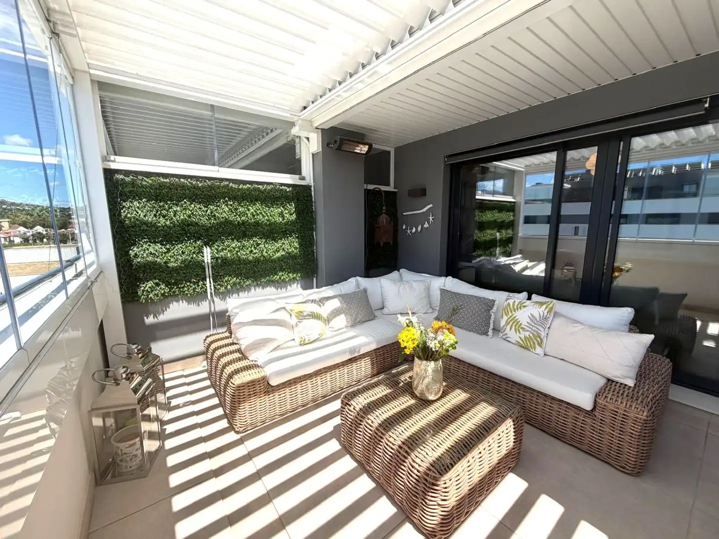 Terrasse von Dachboden zum Verkauf in Torremolinos mit Klimaanlage, Heizung und Terrasse