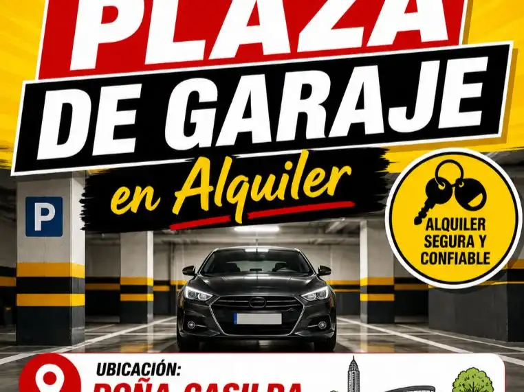 Parkplatz von Garage zur Miete in Algeciras mit Alarm