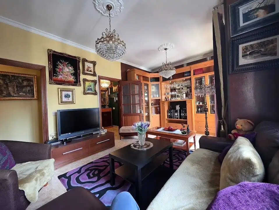 Sala d'estar de Pis en venda en Las Palmas de Gran Canaria amb Aire condicionat, Calefacció i Jardí privat