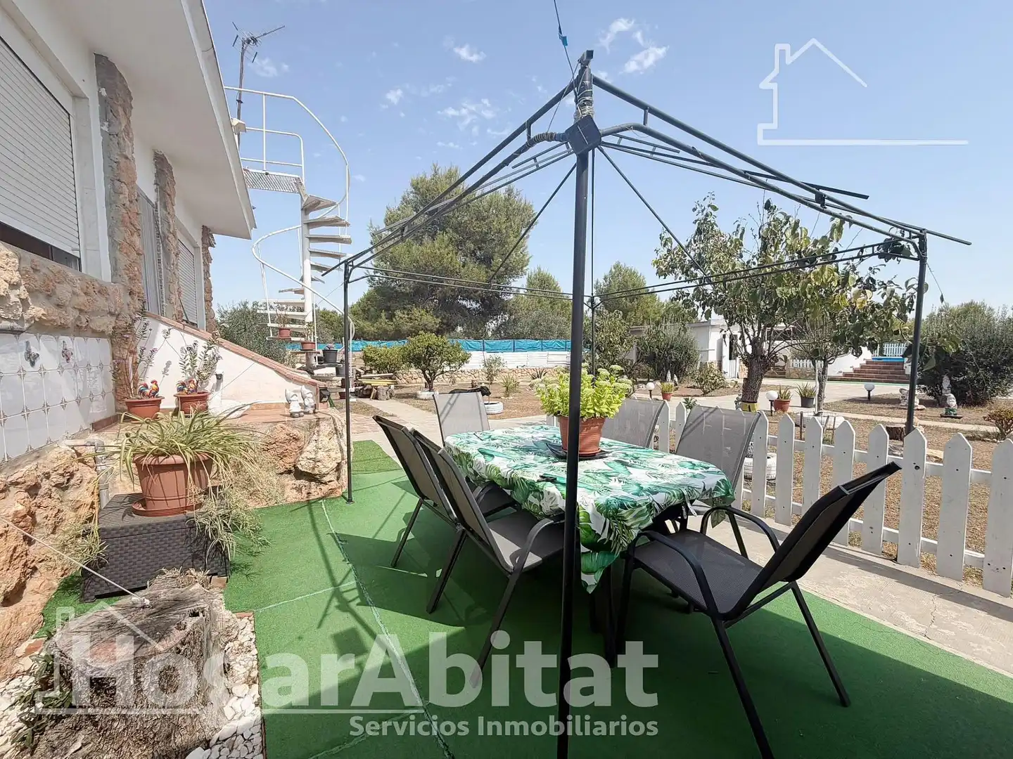 Jardín de Casa o chalet en venta en Vilamarxant con Aire acondicionado, Jardín privado y Terraza