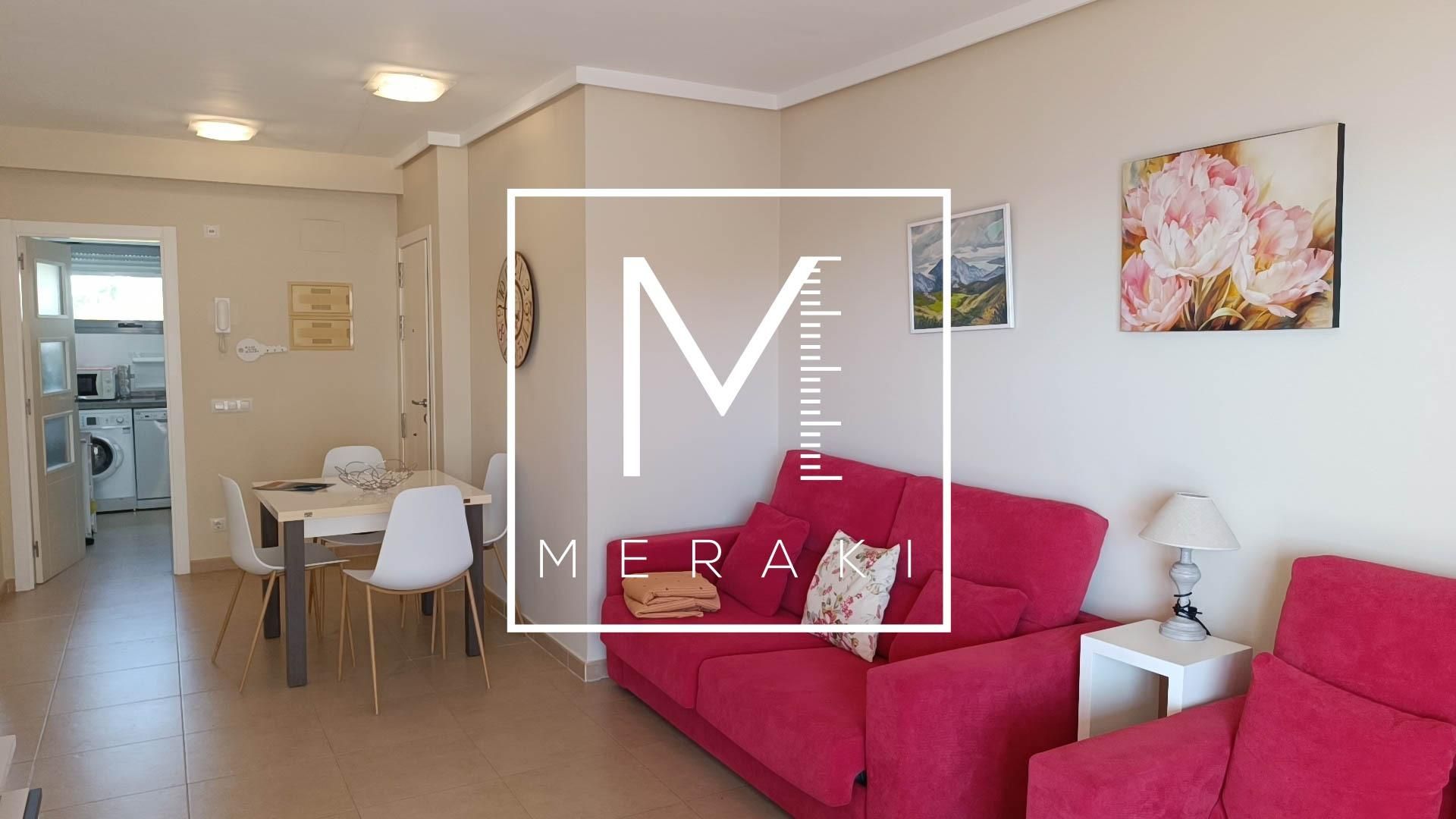 Dormitori de Apartament en venda en Calpe / Calp amb Aire condicionat, Terrassa i Moblat