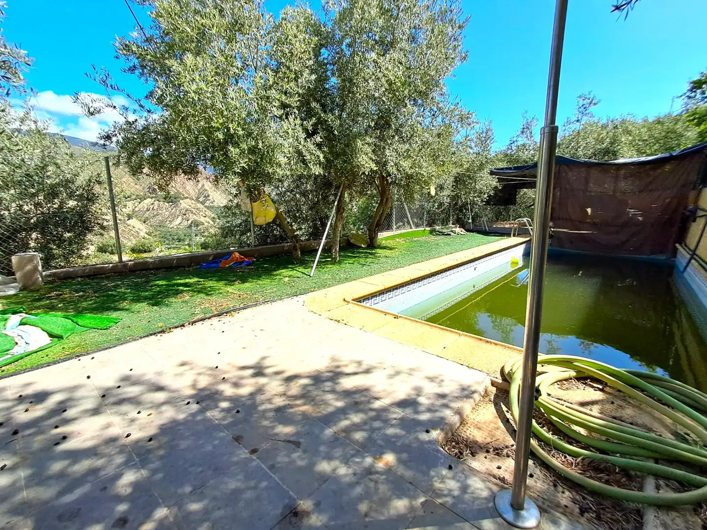 Piscina de Finca rústica en venda en Alcolea amb Aire condicionat, Jardí privat i Piscina