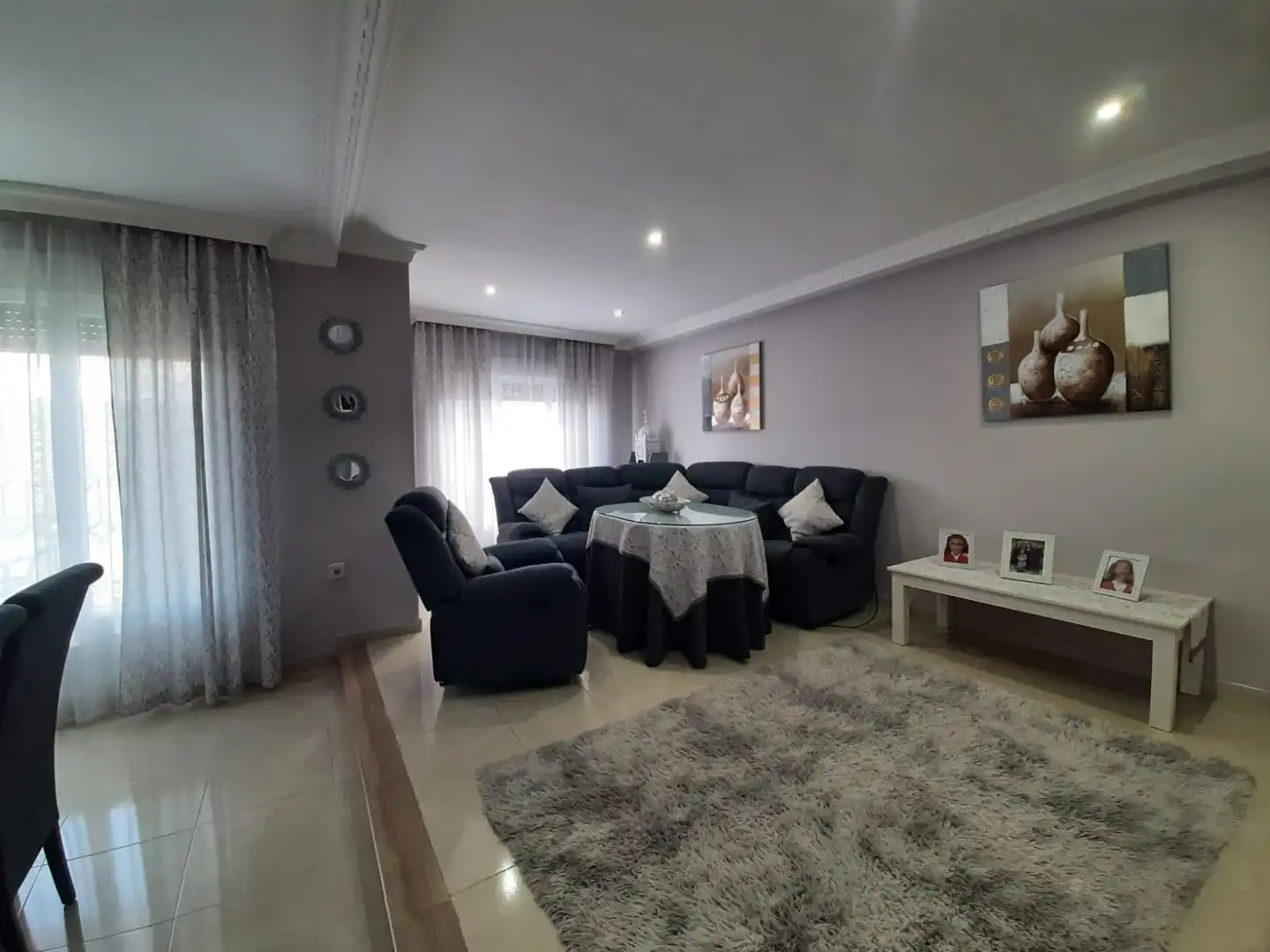 Wohnzimmer von Wohnung zum Verkauf in Casar de Cáceres mit Klimaanlage, Terrasse und Balkon