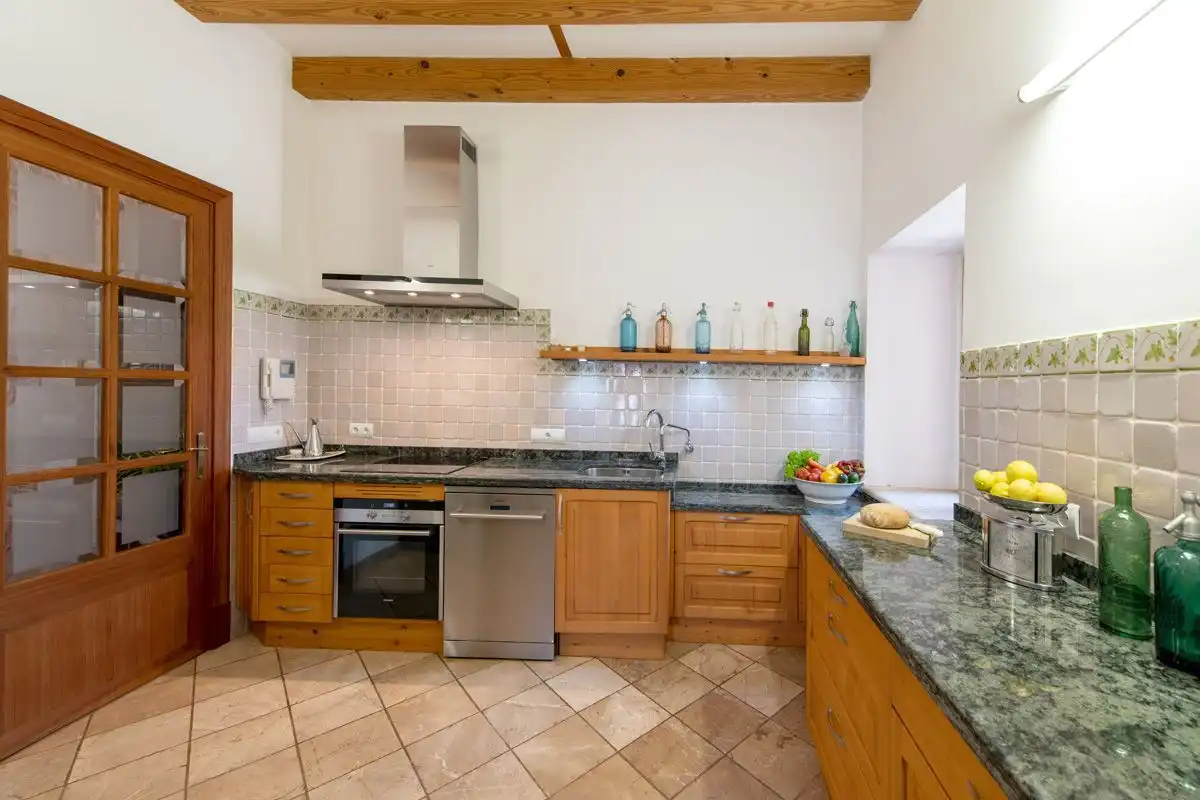 Cocina de Casa o chalet de alquiler en Campos con Calefacción, Jardín privado y Terraza