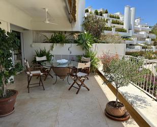 Terrassa de Apartament de lloguer en Marbella amb Aire condicionat, Jardí privat i Parquet