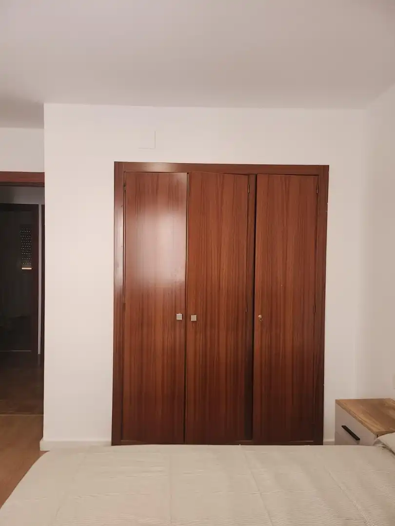 Bedroom of Flat for rent in Málaga  with Air Conditioner, Terrace and Furnished