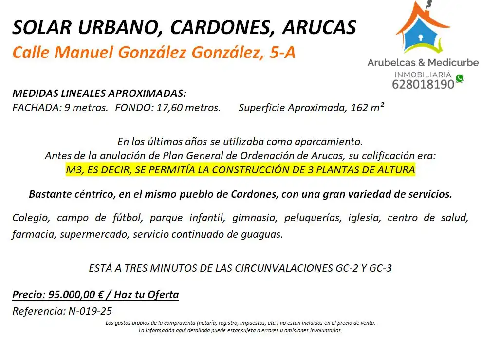 Jardí de Residencial en venda en Arucas