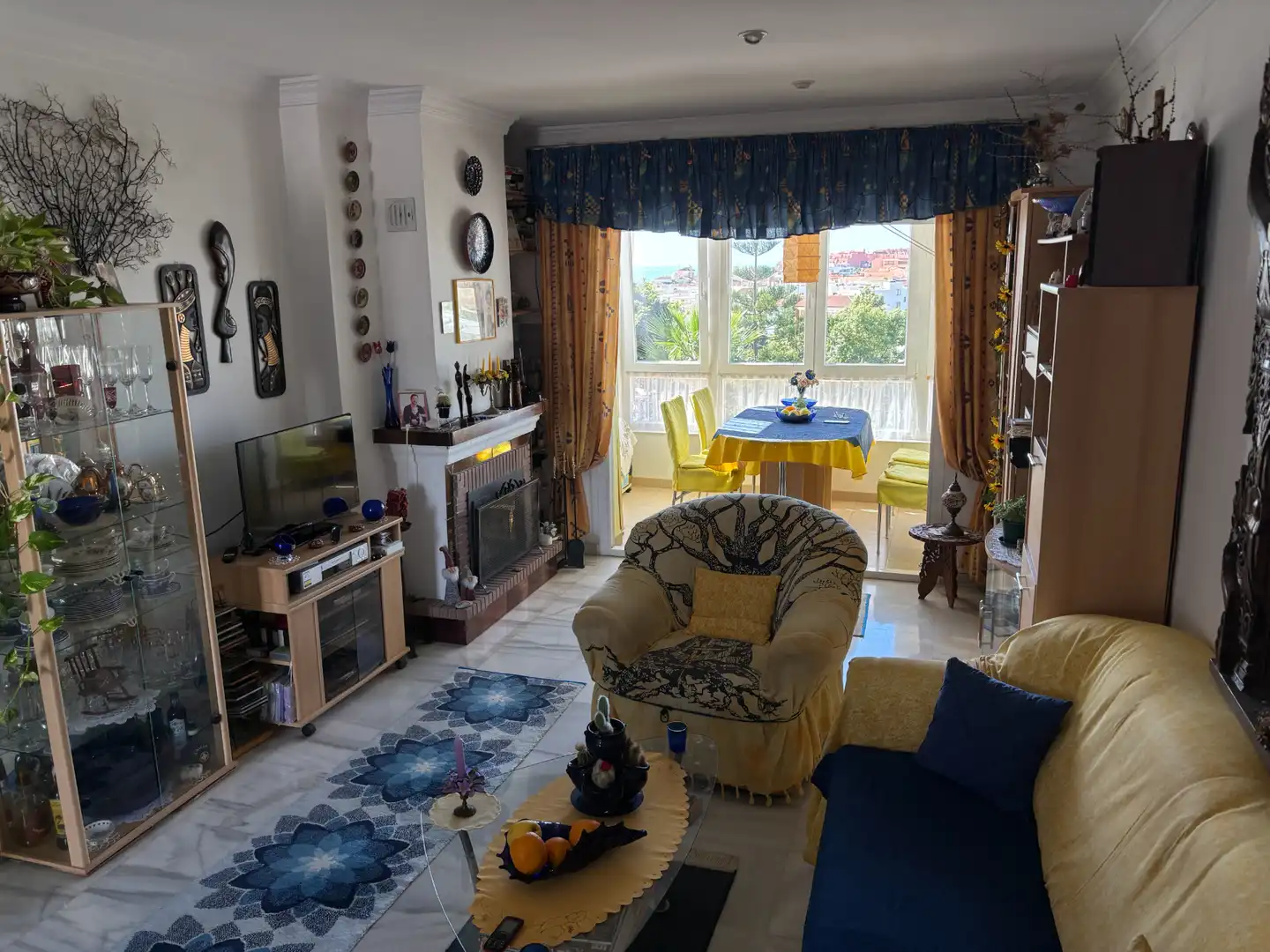 Sala de estar de Apartamento en venta en Torrox con Aire acondicionado, Calefacción y Terraza