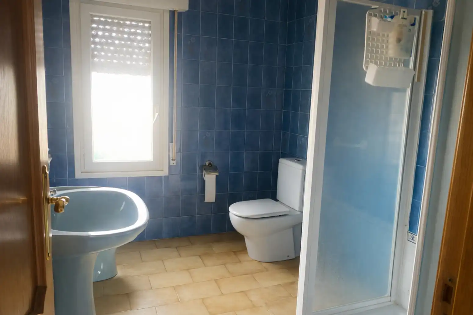 Bathroom of Flat for sale in Sartaguda  with Heating, Parquet flooring and Terrace