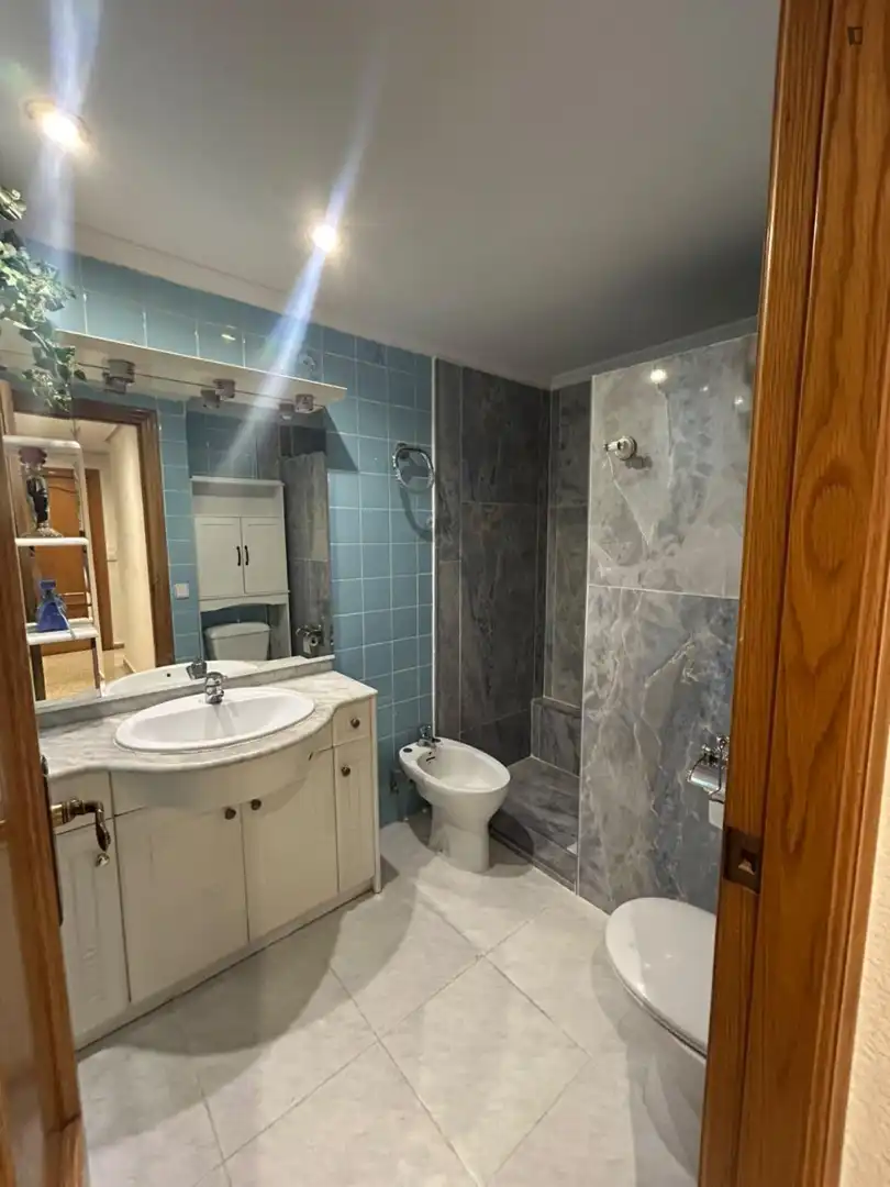 Bathroom of Apartments for share in Mislata  with Furnished, Oven and Washing machine