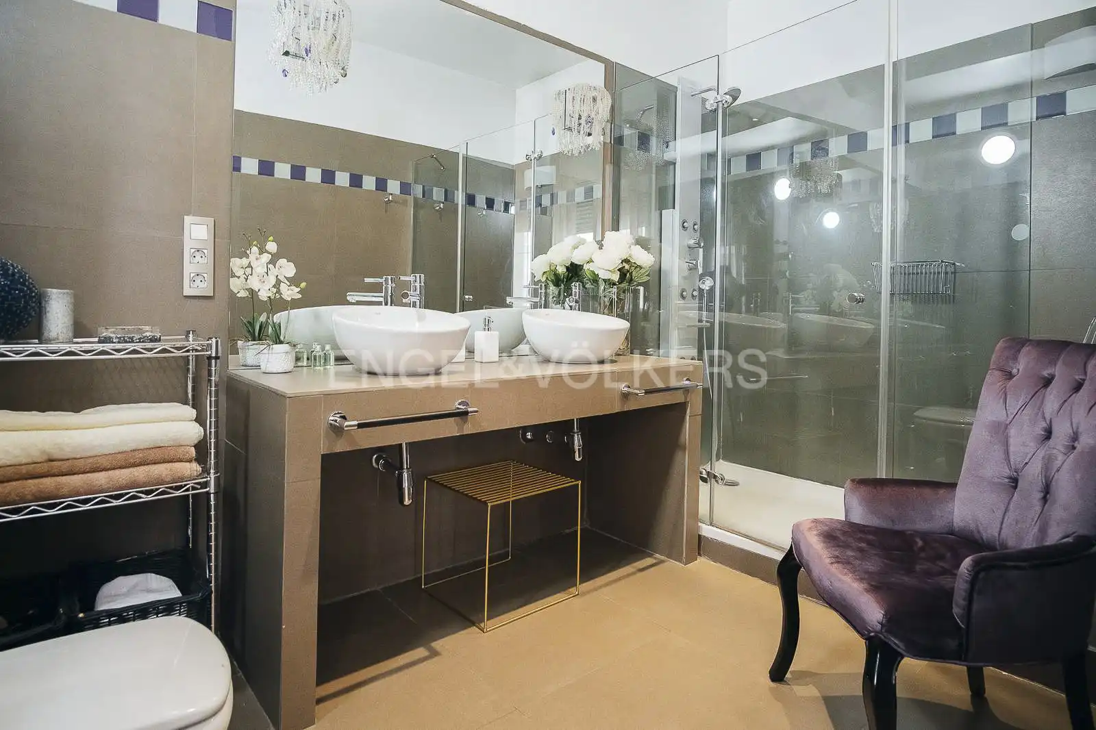 Baño de Piso de alquiler en Madrid con Aire acondicionado, Calefacción y Amueblado
