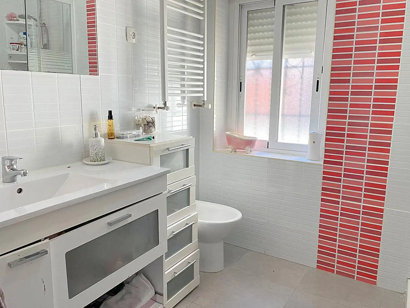 Baño de Casa o chalet en venta en Arganda del Rey con Aire acondicionado, Calefacción y Jardín privado