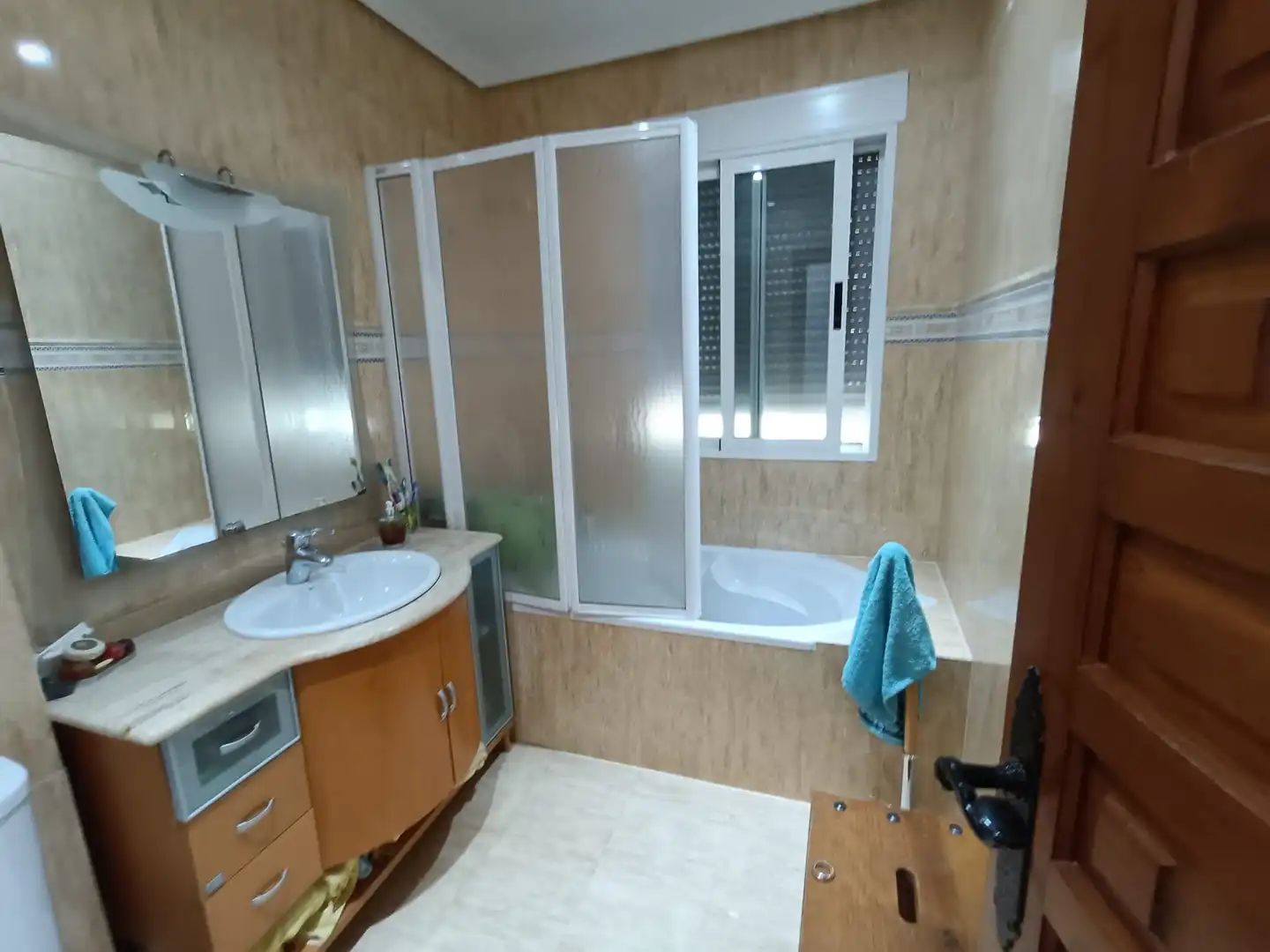 Baño de Casa o chalet en venta en Ciudad Real con Aire acondicionado, Jardín privado y Piscina