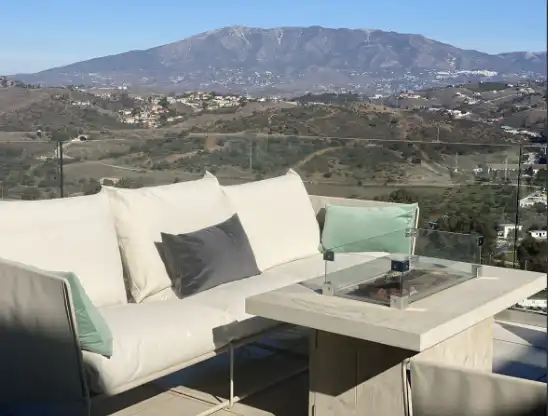 Terrasse von Maisonette zum Verkauf in Mijas mit Klimaanlage, Terrasse und Möbliert