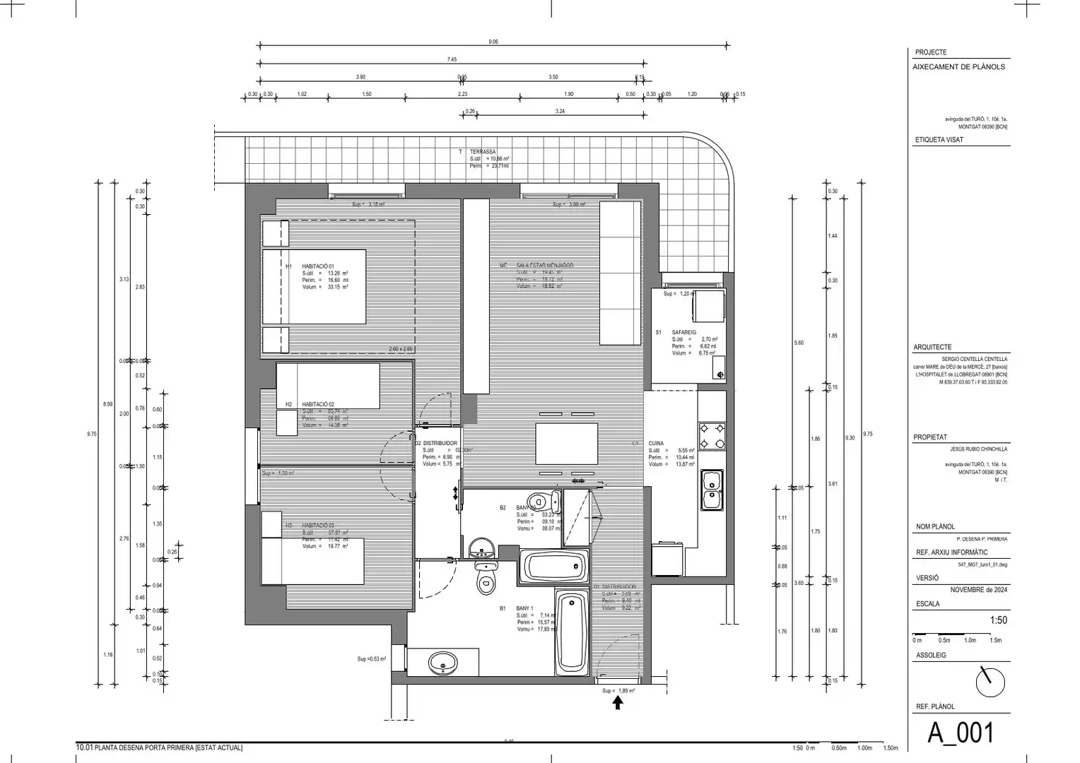 Piso en venta en Montgat con Calefacción, Parquet y Horno
