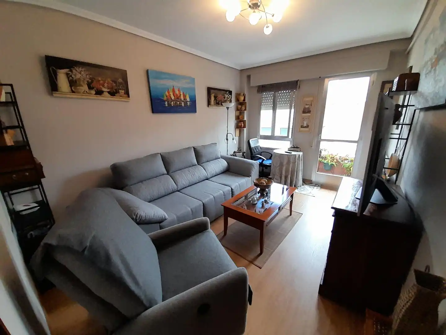 Living room of Flat for sale in Ponferrada  with Heating, Storage room and Balcony