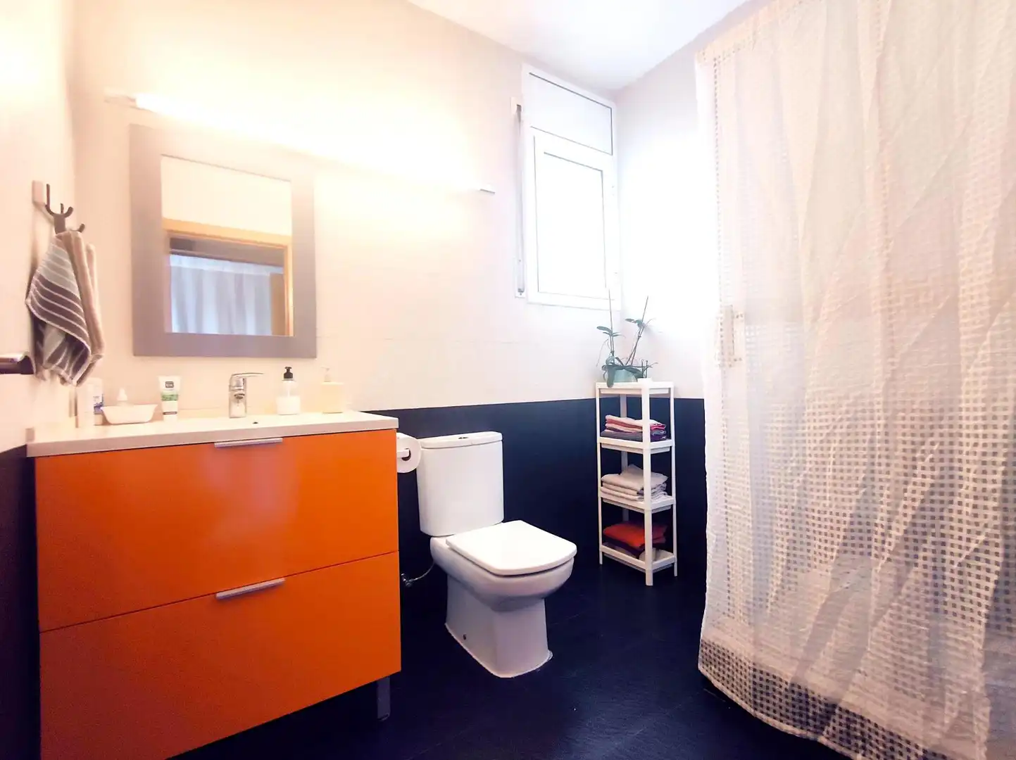 Baño de Casa o chalet en venta en Barcelona con Aire acondicionado, Parquet y Terraza
