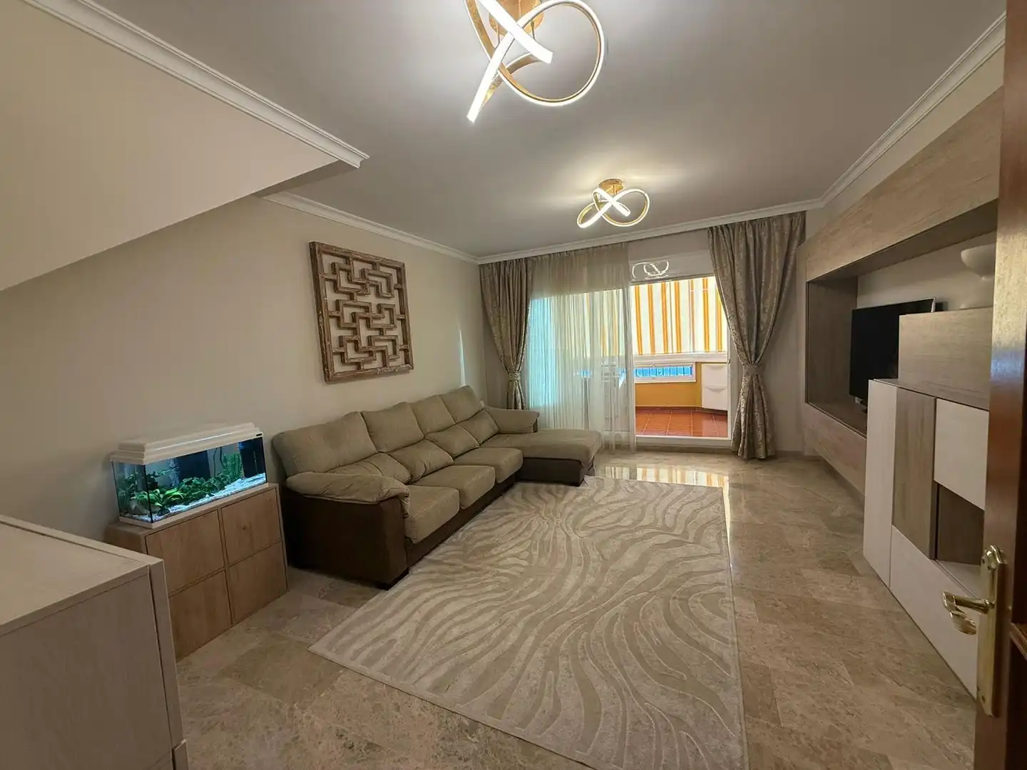 Sala de estar de Ático en venta en Santiago del Teide con Aire acondicionado, Terraza y Trastero