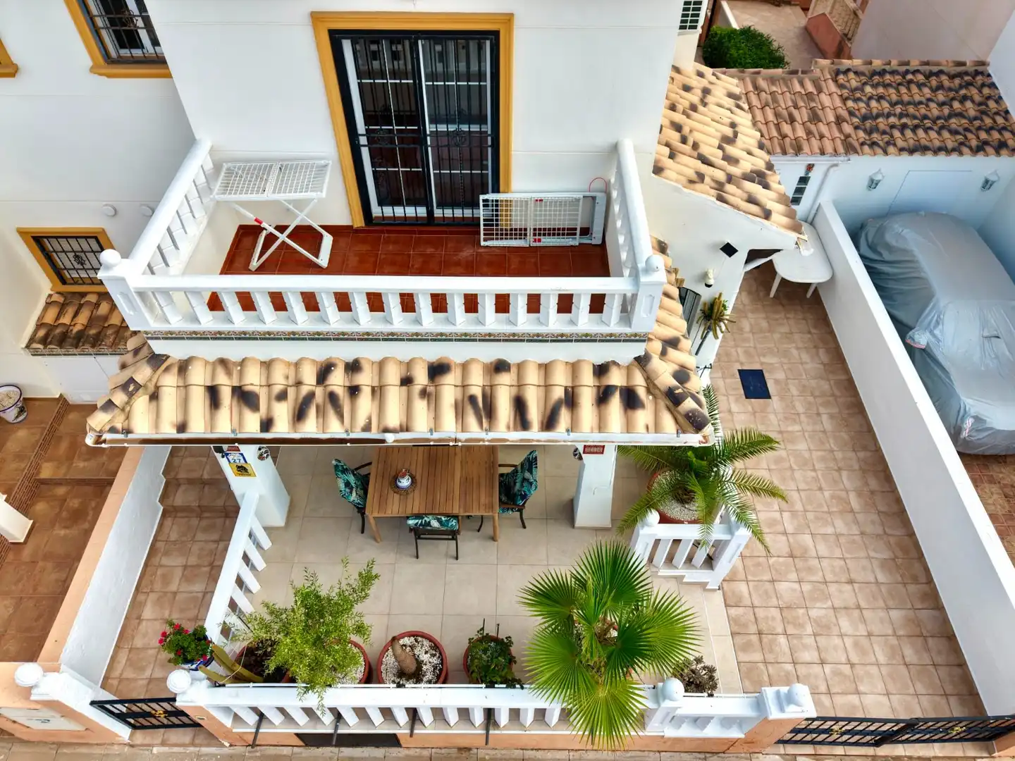 Terrace of Detached homes for sale in Orihuela  with Air Conditioner, Private garden and Terrace
