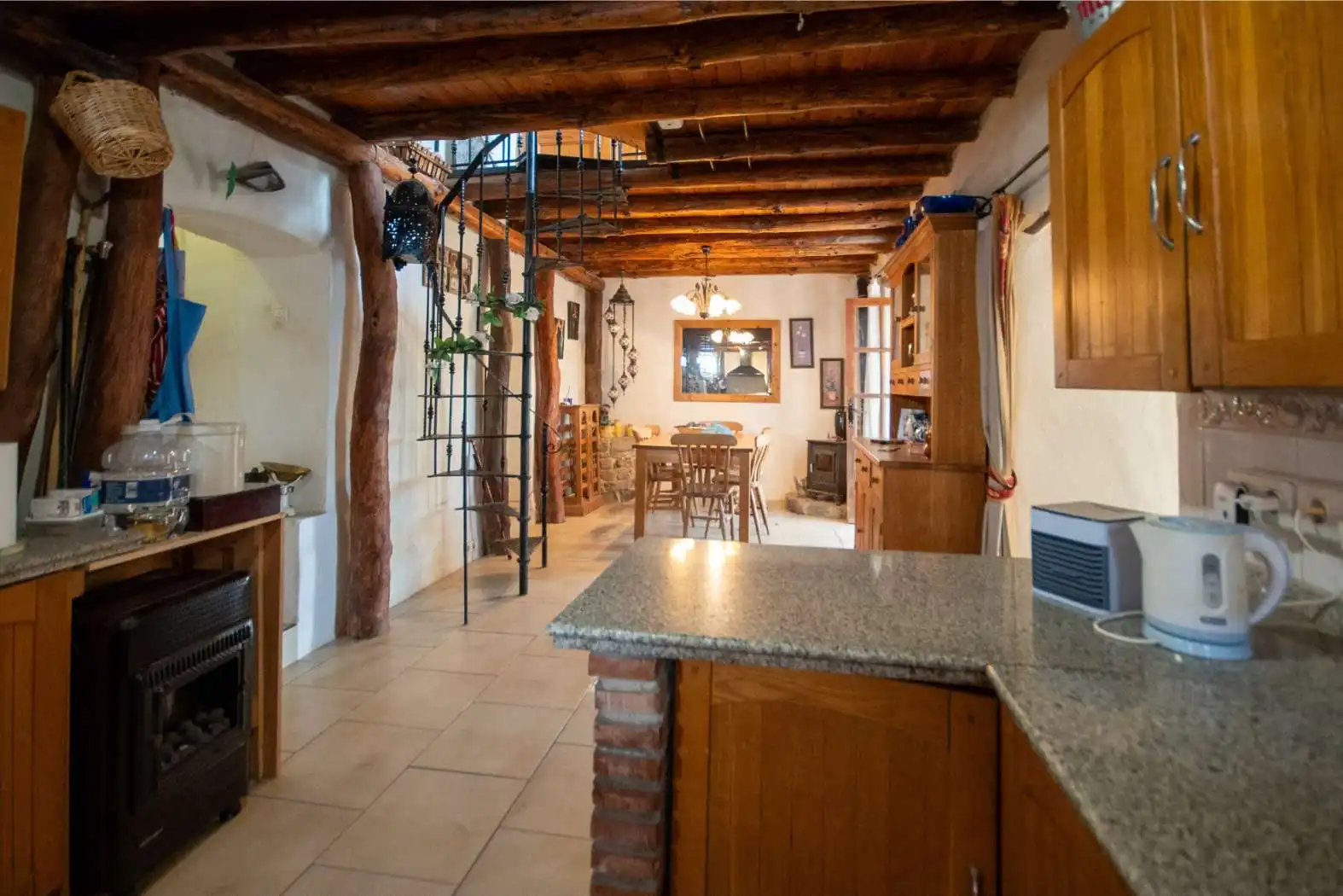 Kitchen of Houses for sale in Periana  with Air Conditioner, Private garden and Terrace