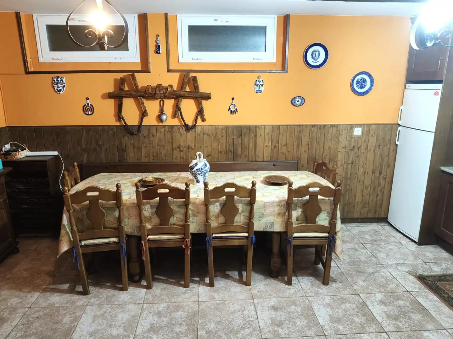 Comedor de Casa adosada en venta en Zarratón con Calefacción, Terraza y Amueblado