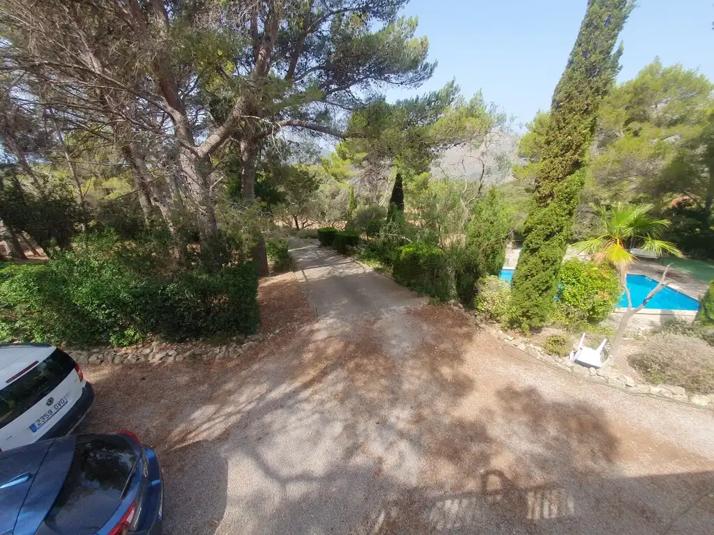 Jardín de Finca rústica en venta en Puigpunyent con Aire acondicionado, Jardín privado y Piscina