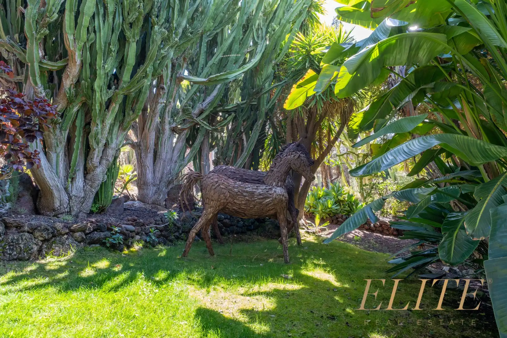 Garden of Country homes for sale in Santa Brígida  with Air Conditioner, Heating and Private garden