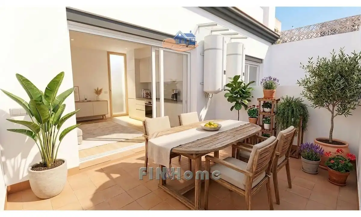 Terrasse von Wohnung zum Verkauf in Sevilla mit Klimaanlage und Heizung
