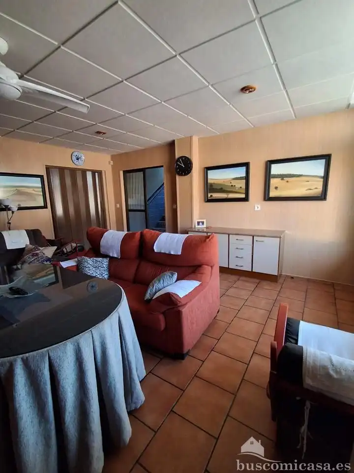 Sala d'estar de Casa o xalet en venda en Loja amb Aire condicionat, Jardí privat i Terrassa
