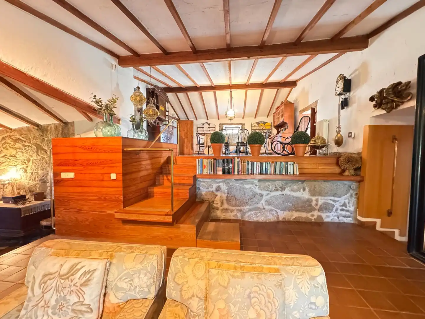 Sala de estar de Casa o chalet en venta en Pontevedra Capital  con Calefacción, Jardín privado y Terraza