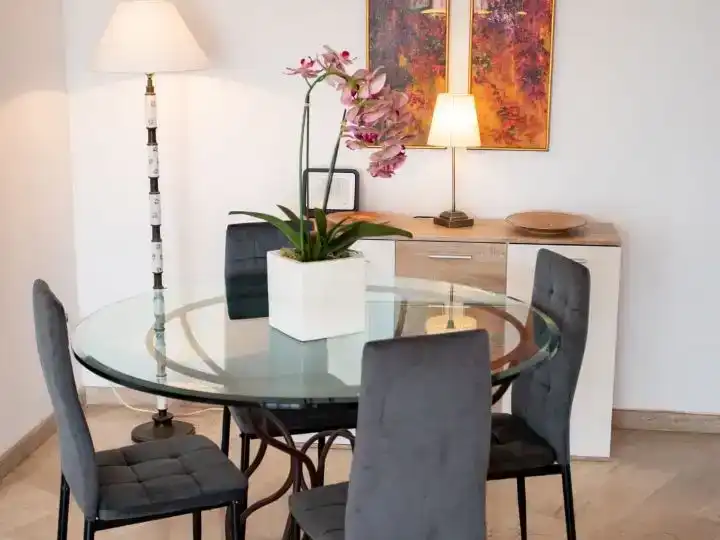 Esszimmer von Wohnung zur Miete in  Palma de Mallorca mit Klimaanlage und Schwimmbad
