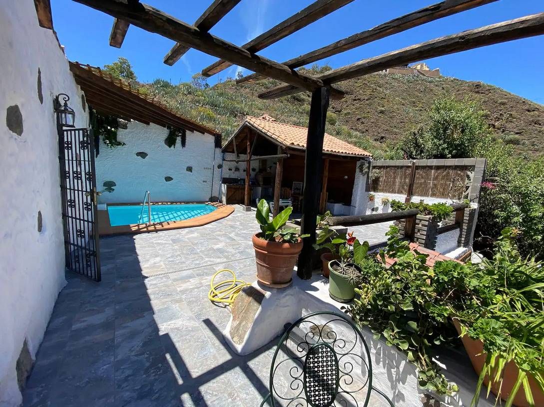 Jardí de Finca rústica en venda en Valsequillo de Gran Canaria amb Aire condicionat, Calefacció i Jardí privat