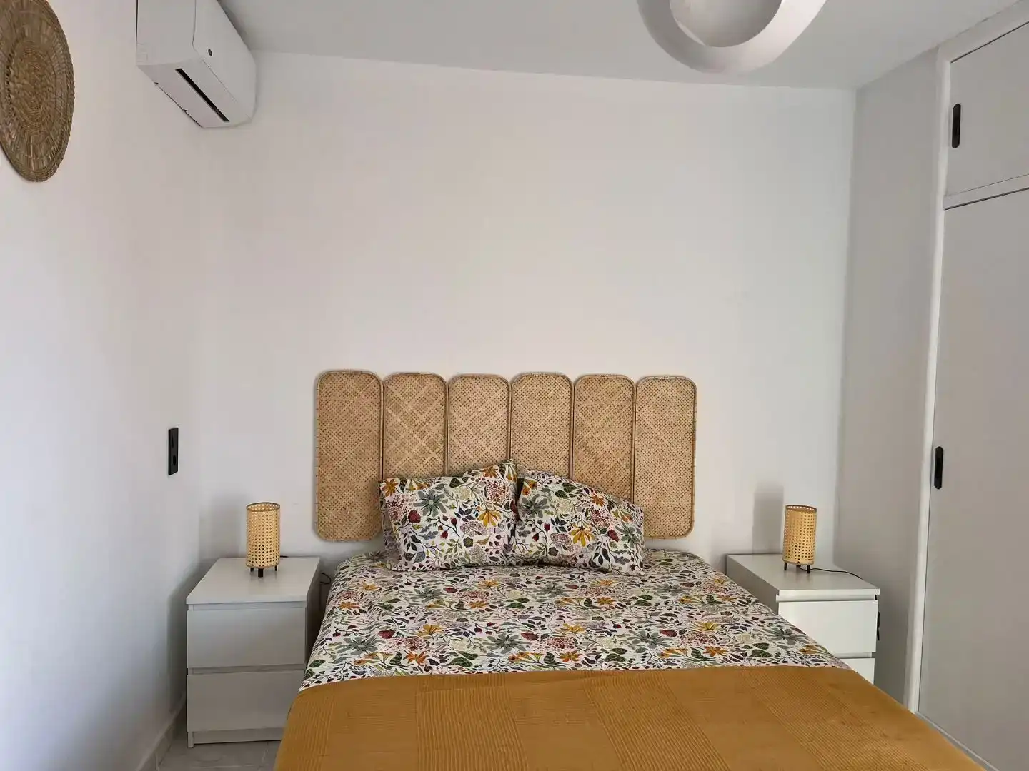 Schlafzimmer von Maisonette zur Miete in San Bartolomé de Tirajana mit Klimaanlage, Schwimmbad und Möbliert