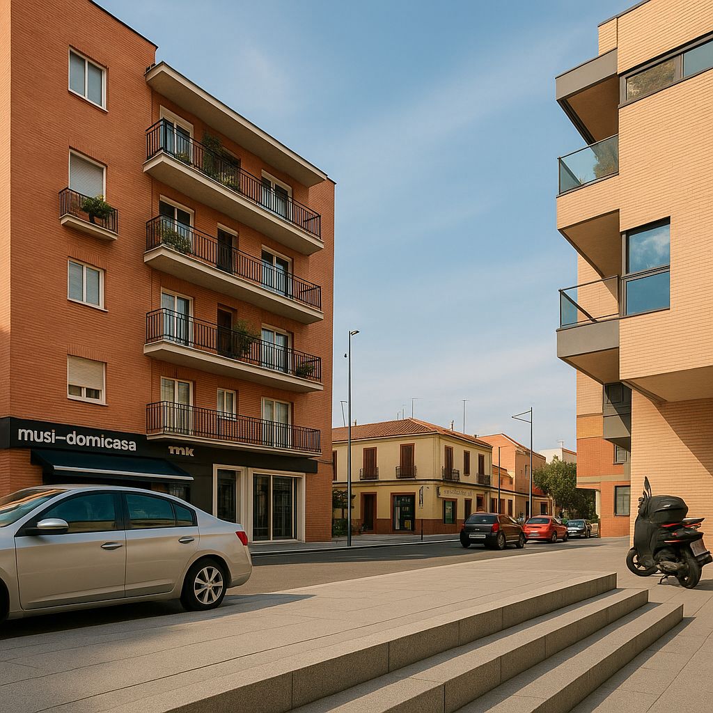 Vista exterior de Dúplex en venda en San Fernando de Henares amb Aire condicionat, Calefacció i Traster