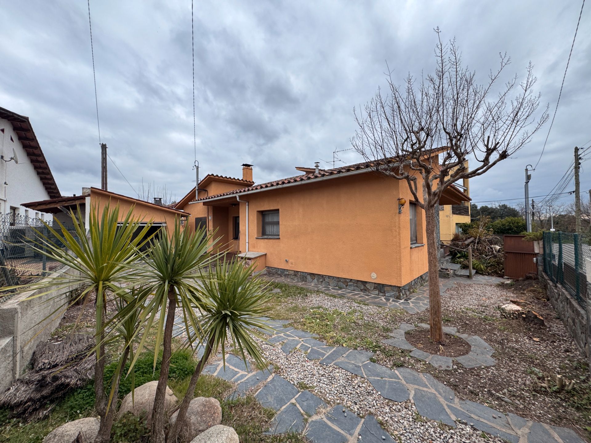 Vista exterior de Casa o xalet en venda en Sant Pere de Vilamajor amb Aire condicionat, Calefacció i Jardí privat