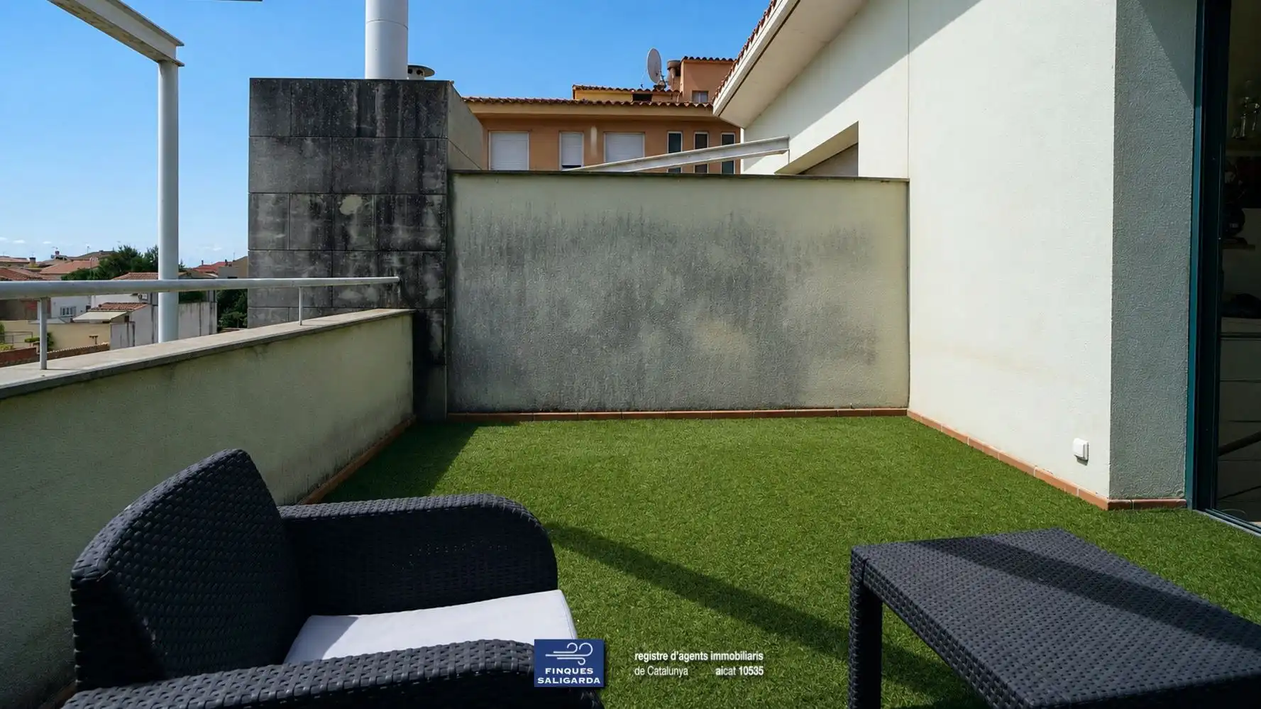 Terrassa de Casa adosada en venda en La Garriga amb Aire condicionat, Calefacció i Jardí privat