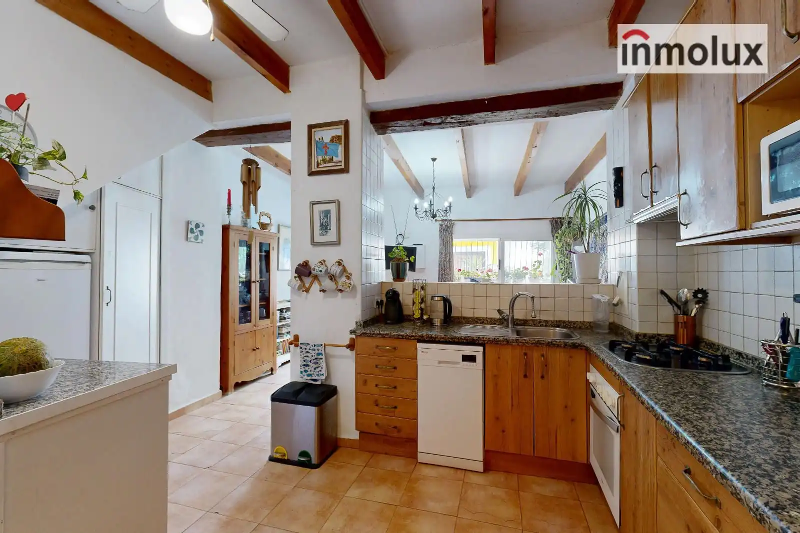 Cocina de Casa o chalet en venta en Alicante / Alacant con Aire acondicionado, Calefacción y Terraza